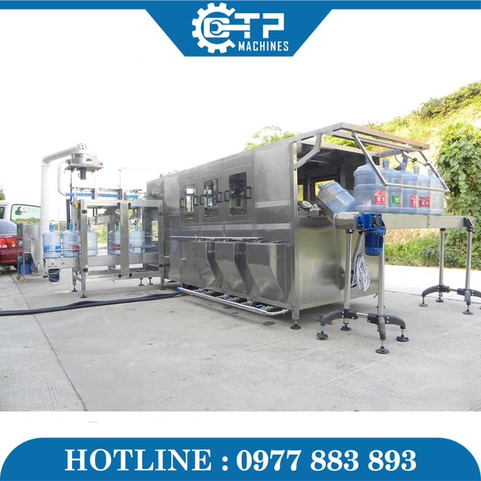 Thiên Phú chuyên phân phối dây chuyền sản xuất nước uống đóng bình 20L TGTP-200 chính hãng