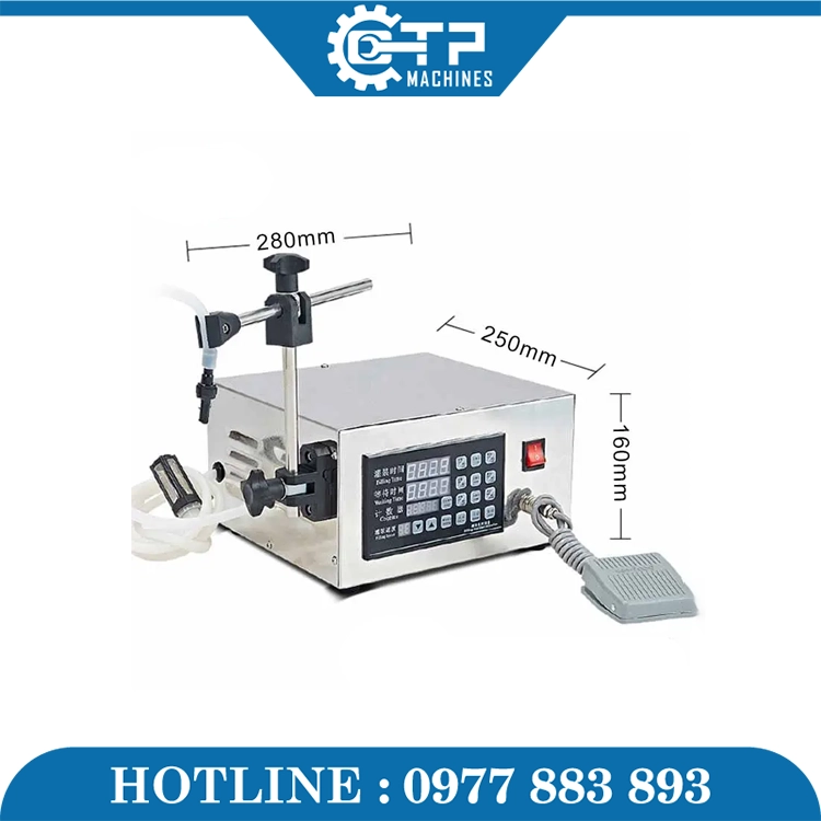 Máy Chiết Rót 1 Vòi Dạng Lỏng 2-350ml 500A - Ảnh 6