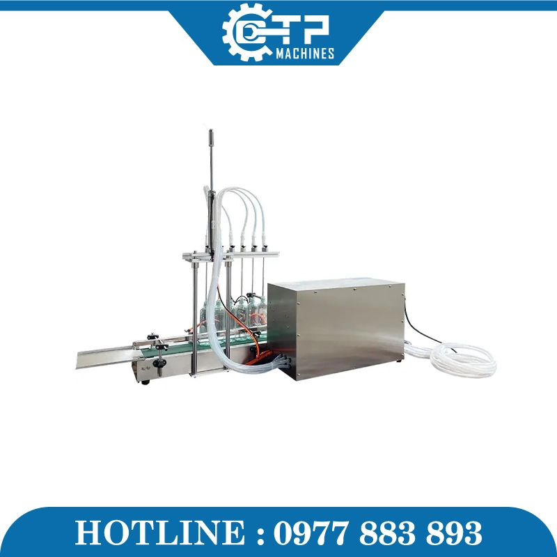 Máy Chiết Rót 6 Vòi Tự Động Mini 3000BPH - Ảnh 5