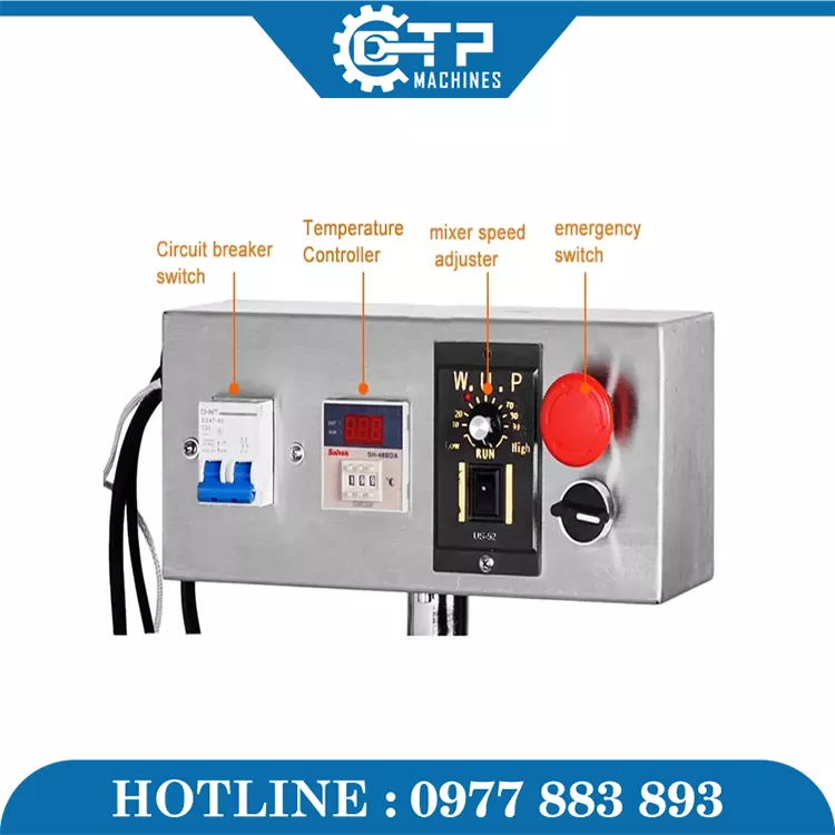 Máy Chiết Rót Có Bộ Gia Nhiệt 11-25 Lít - Ảnh 5