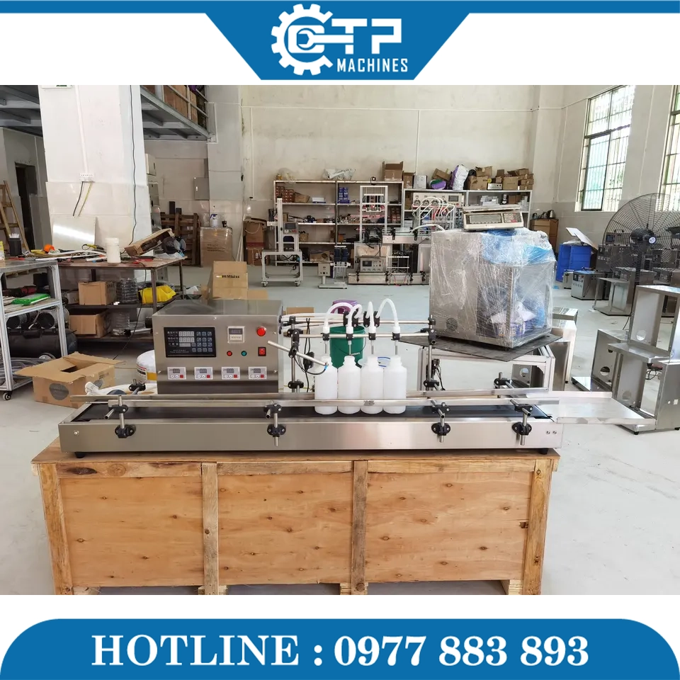 Máy Chiết Rót Dạng Lỏng 7 Vòi Bán Tự Động - Ảnh 6