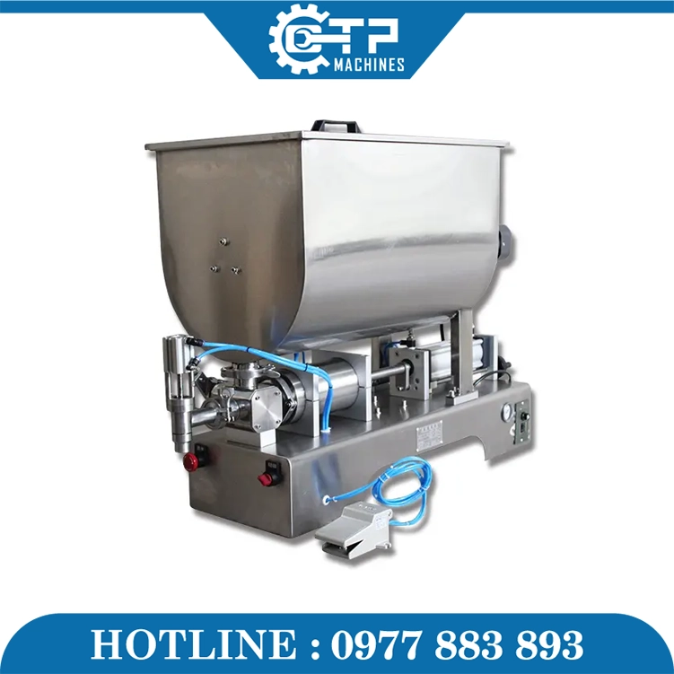 Máy Chiết Rót Dung Dịch Đặc Có Cánh Khuấy - Ảnh 3