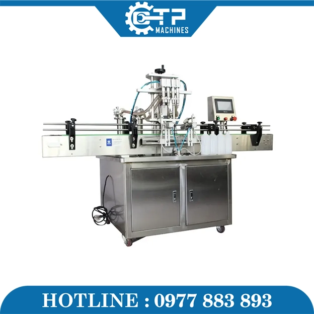 Máy Chiết Rót Dung Dịch Lỏng 2-12 Đầu Piston Tự Động - Ảnh 5