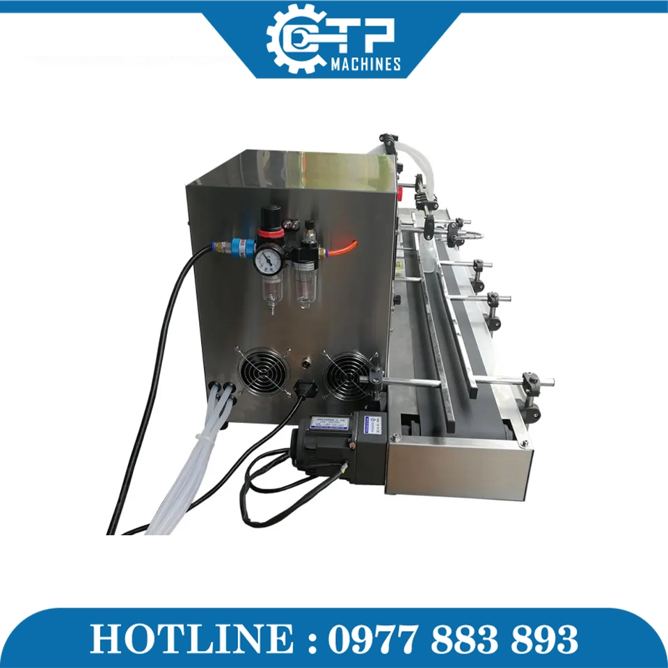 Máy Chiết Rót Dung Dịch Lỏng 4 Vòi Bán Tự Động - Ảnh 4