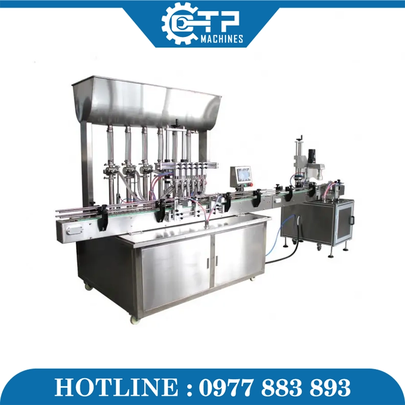 Máy Chiết Rót Dung Dịch Sệt Tự Động - Ảnh 3