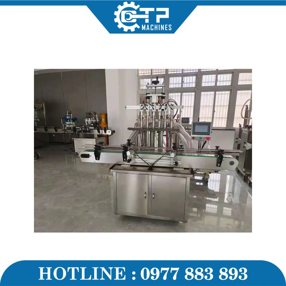 Máy Chiết Rót Dung Dịch Tự Động 4 Vòi - Ảnh 6