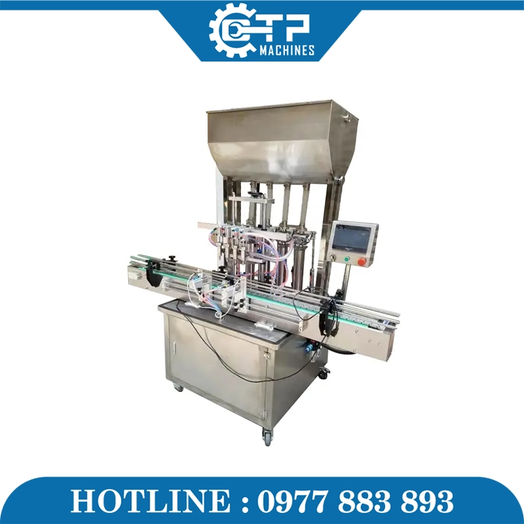 Máy Chiết Rót Dung Dịch Tự Động 4 Vòi - Ảnh 3