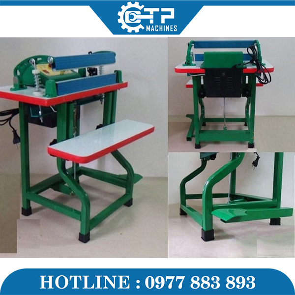 Máy Hàn Miệng Túi Dập Chân Dây Nhiệt Chân Thấp 300mm - Ảnh 3
