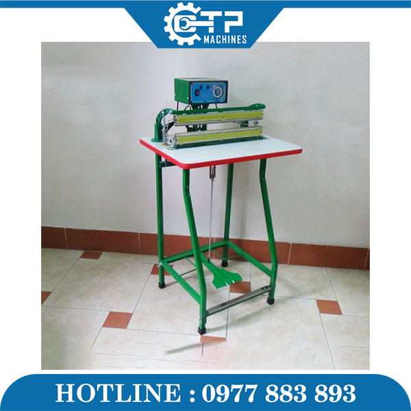 Máy Hàn Miệng Túi Dập Chân Má Đồng 500MM - Ảnh 4