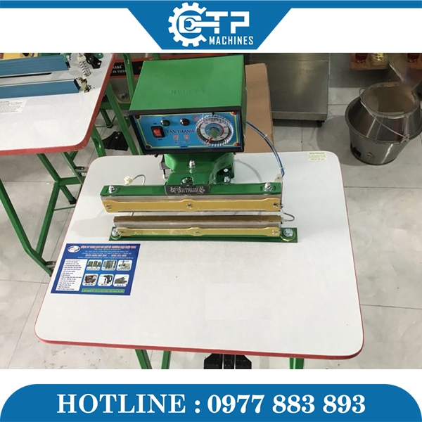 Máy Hàn Miệng Túi Dập Chân Má Đồng 500MM - Ảnh 3