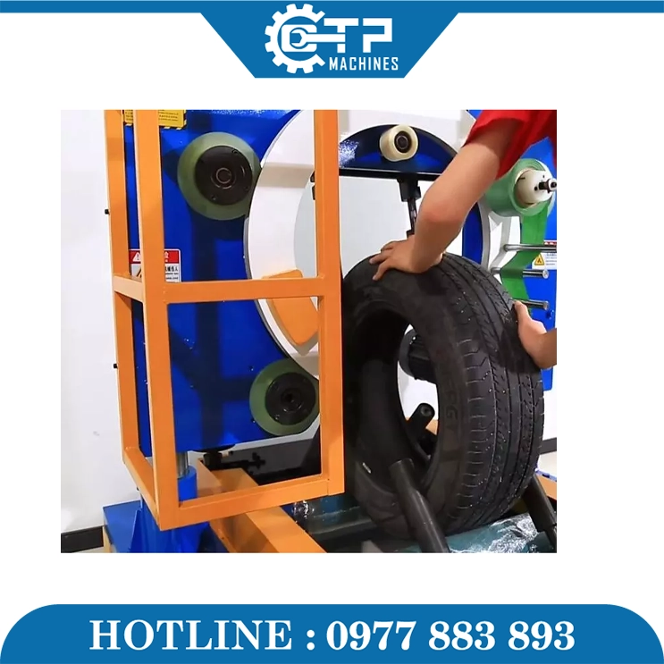 Máy Quấn Màng Lốp Xe - Ảnh 5