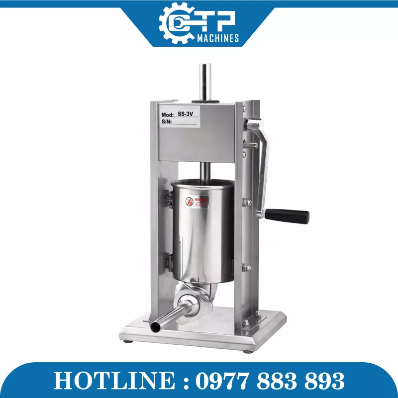 Máy Đùn Xúc Xích Quay Tay 2 Lít - Ảnh 5