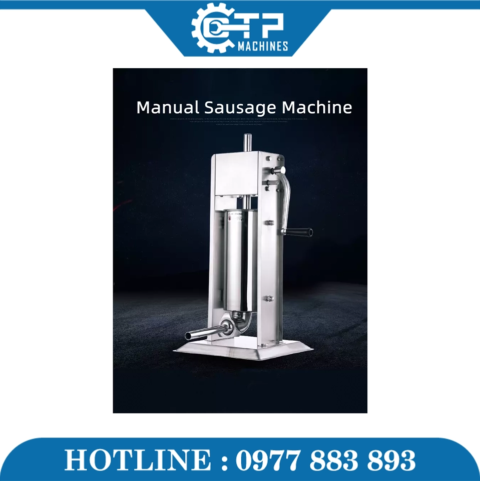 Máy Đùn Xúc Xích Quay Tay 3 Lít - Ảnh 6