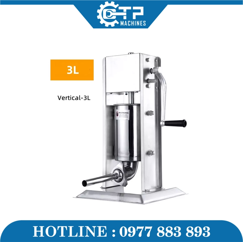 Máy Đùn Xúc Xích Quay Tay 3 Lít - Ảnh 7