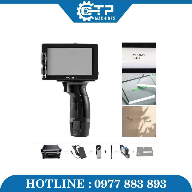 Máy In Date Phun Cầm Tay Cao Cấp D110-H - Ảnh 4