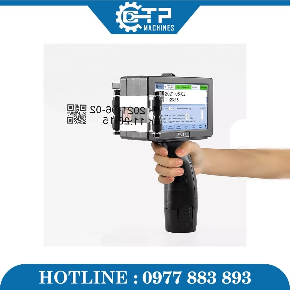 Máy In Date Phun Cầm Tay Cao Cấp D110-H - Ảnh 3