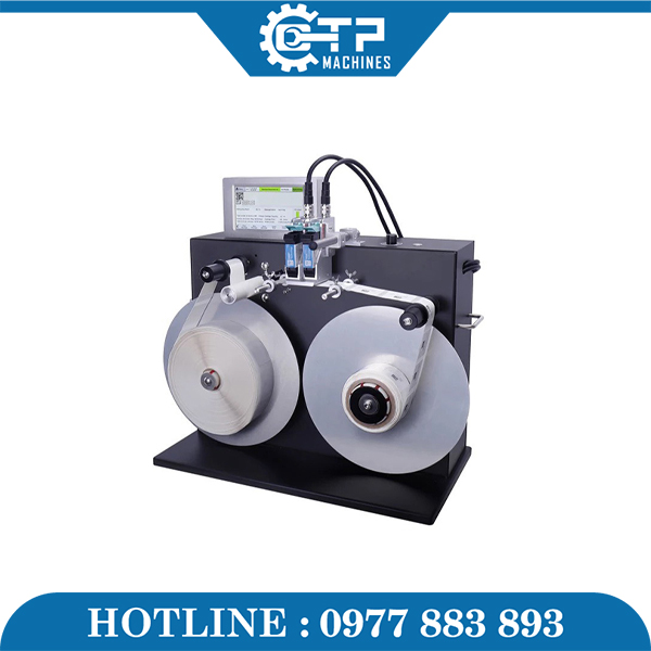 Máy In Date Phun Nhiệt Gá Lên Máy Sang Cuộn HC480 - Ảnh 4