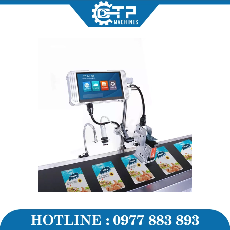 Máy Indate Phun Nhiệt Tự Động HC254 3-6 đầu in - Ảnh 6