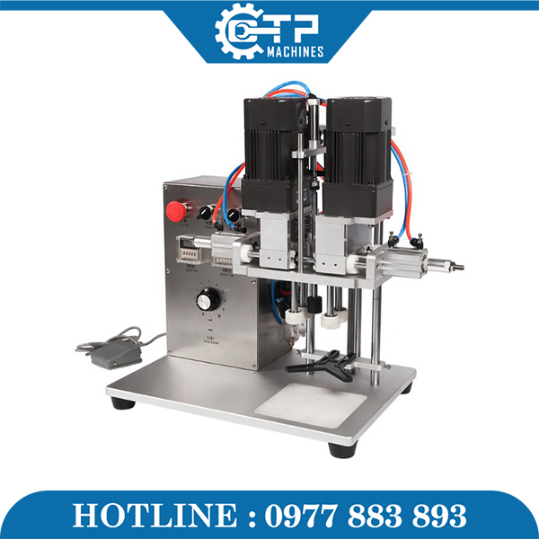 Máy Siết Nắp Bán Tự Động 4 Bánh Xe - Ảnh 4