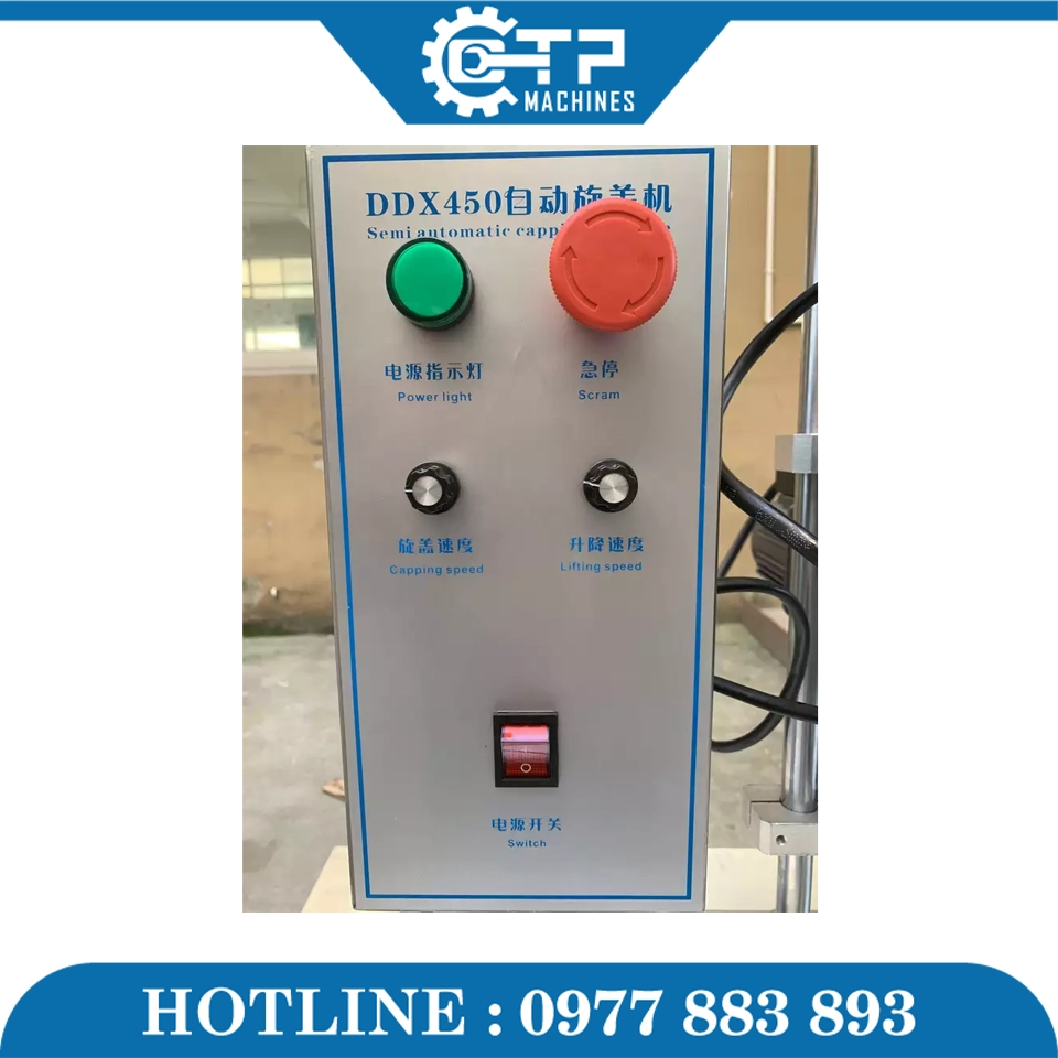 Máy Siết Nắp Chai Tròn Bán Tự Động - Ảnh 4