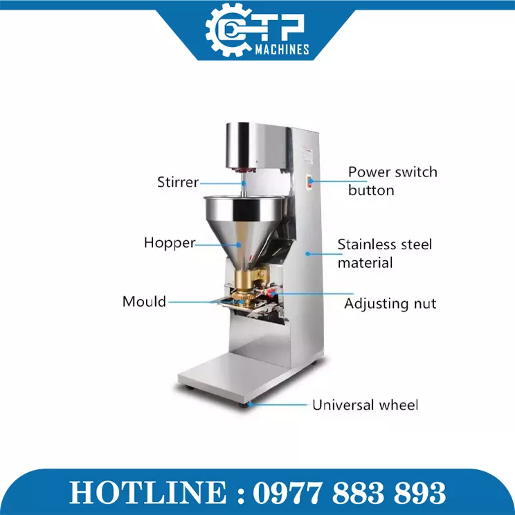 Máy Tạo Viên Thịt Cá TT-M17 - Ảnh 6