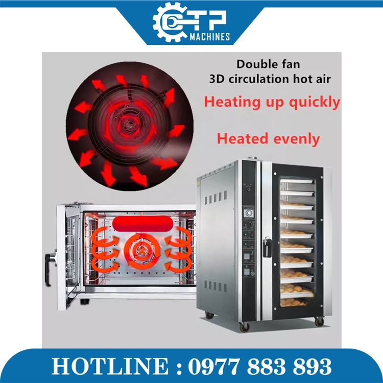 Lò Nướng Bánh Đối Lưu Arble 5 khay - Ảnh 3