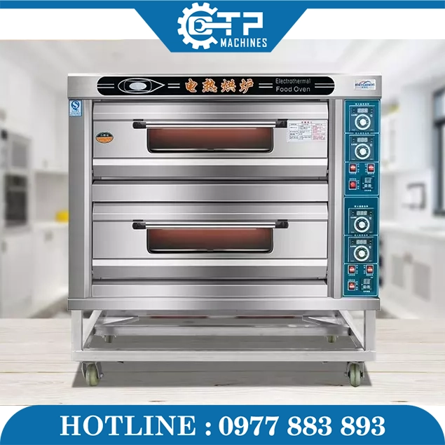 Lò Nướng Bánh Pizza 2 Tầng Độc Lập - Ảnh 3