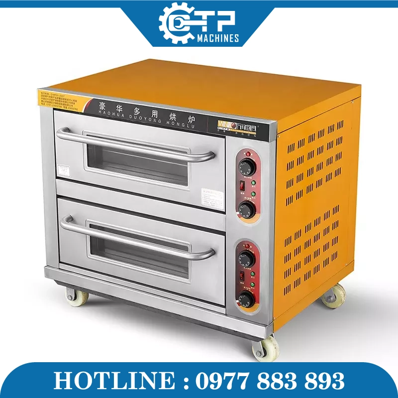 Lò Nướng Bánh Pizza 2 Tầng Độc Lập - Ảnh 4