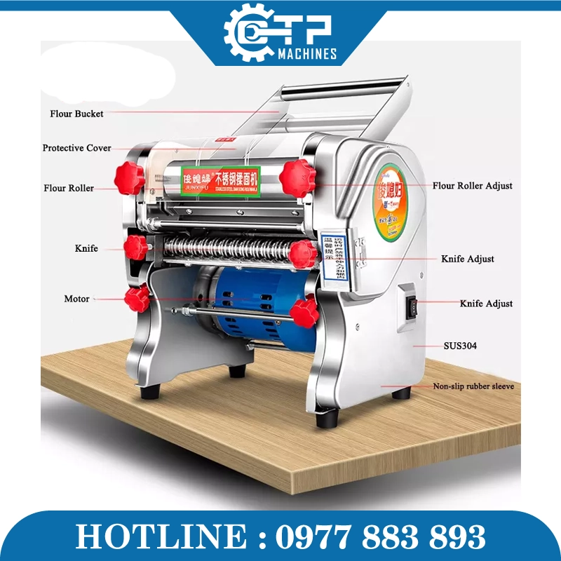 Máy Cán Bột Và Cắt Bột - Ảnh 4