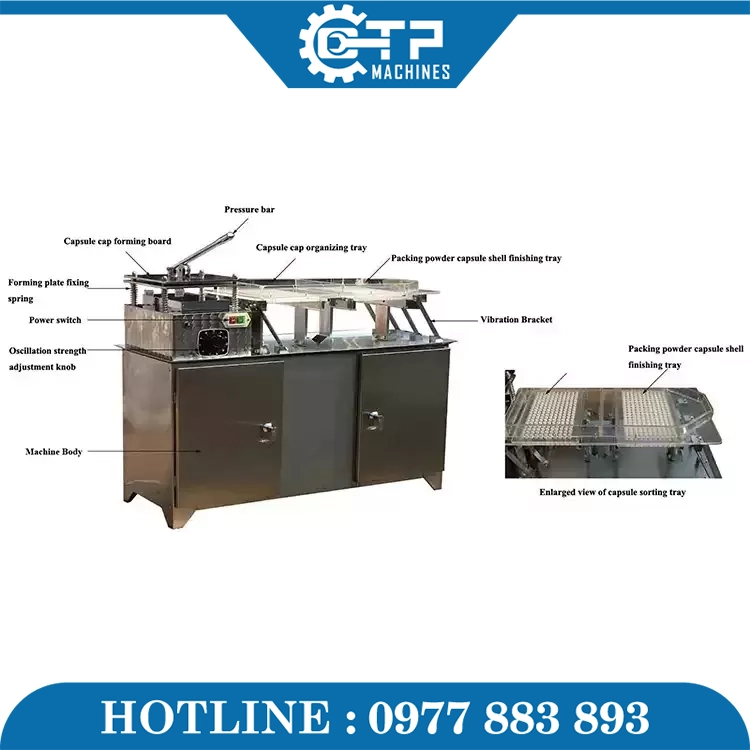 Máy Điền Viên Nang Bán Tự Động JNG-255 - Ảnh 3