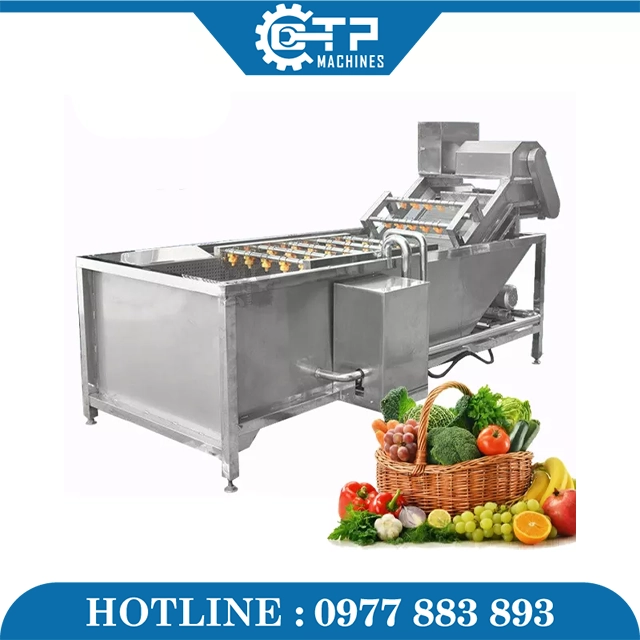 Máy Rửa Rau Củ Quả Công Nghiệp GY-QP-2500 - Ảnh 4