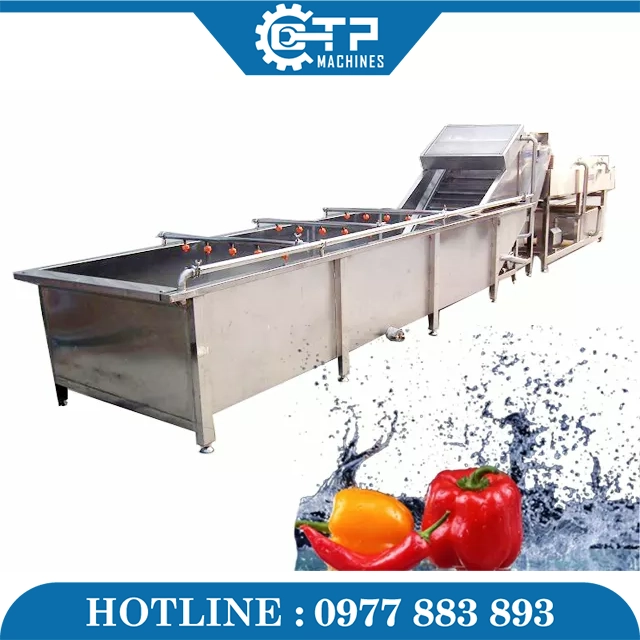 Máy Rửa Rau Củ Quả Công Nghiệp GY-QP-2500 - Ảnh 7